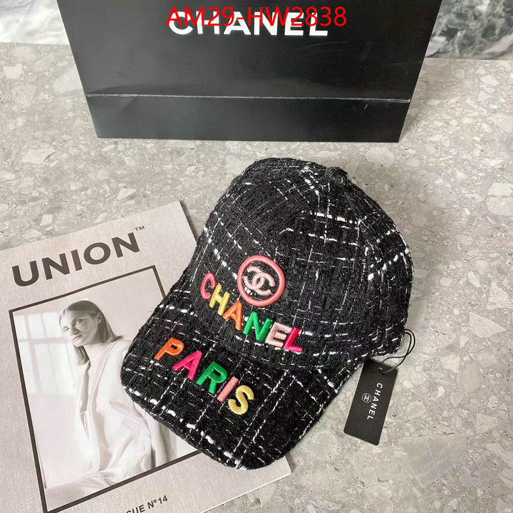 Cap (Hat)-Chanel,fashion , ID: HW2838,$: 29USD