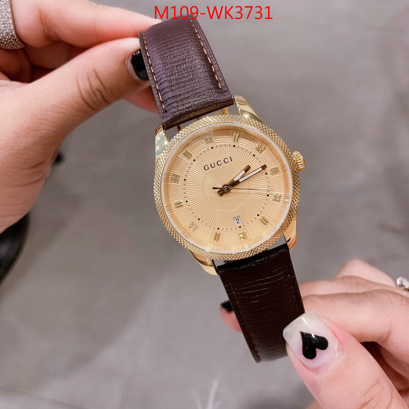 Watch(4A)-Gucci,top designer replica , ID: WK3731,$:109USD