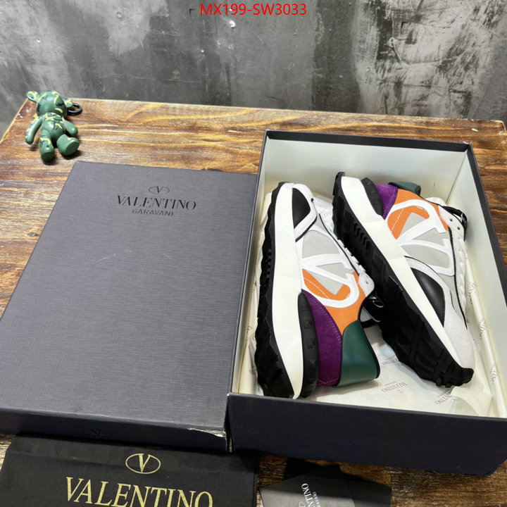 Men Shoes-Valentino,replica for cheap , ID: SW3033,$: 199USD