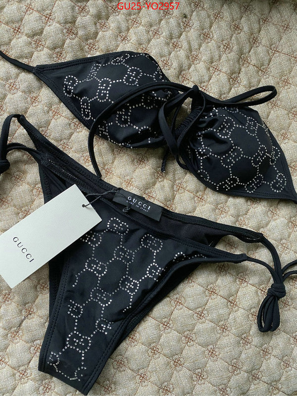 Swimsuit-GUCCI,luxury fake , ID: YO2957,$: 25USD