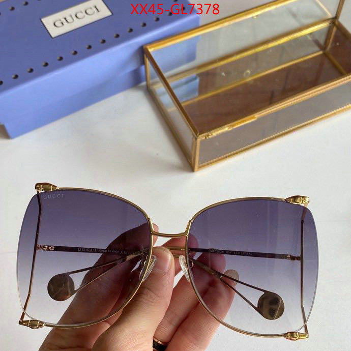 Glasses-Gucci,aaaaa+ replica , ID: GL7378,$: 45USD