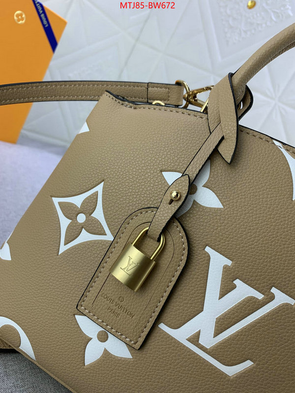 LV Bags(4A)-Handbag Collection-,mirror quality ,ID: BW672,$: 85USD