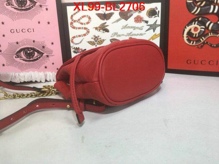 Gucci Bags(4A)-Backpack-,exclusive cheap ,ID: BL2706,$: 99USD