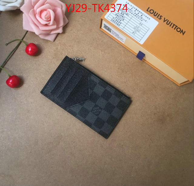 LV Bags(4A)-Wallet,ID: TK4374,$: 29USD