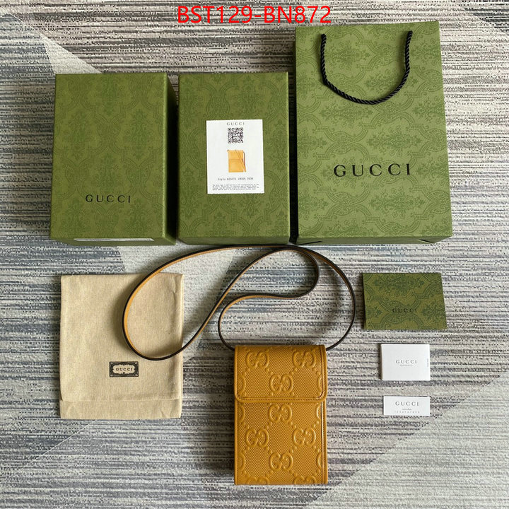 Gucci Bags(TOP)-Diagonal-,ID: BN872,$: 129USD