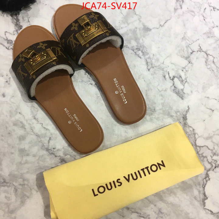 Women Shoes-LV,what 1:1 replica , ID: SV417,$:74USD