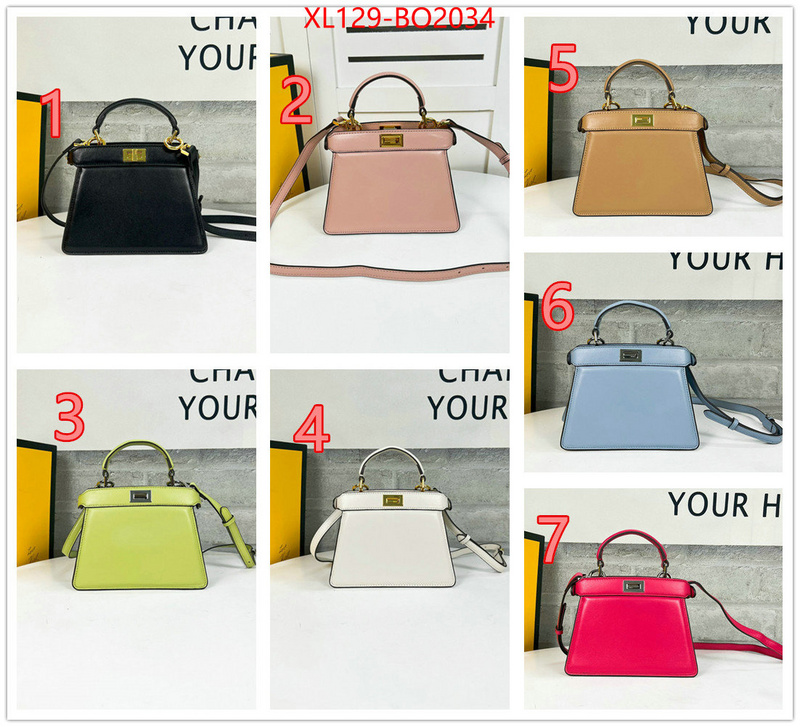 Fendi Bags(4A)-Diagonal-,best capucines replica ,ID: BO2034,$: 129USD