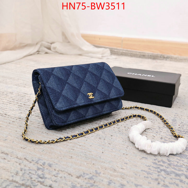 Chanel Bags(4A)-Diagonal-,ID: BW3511,$: 75USD