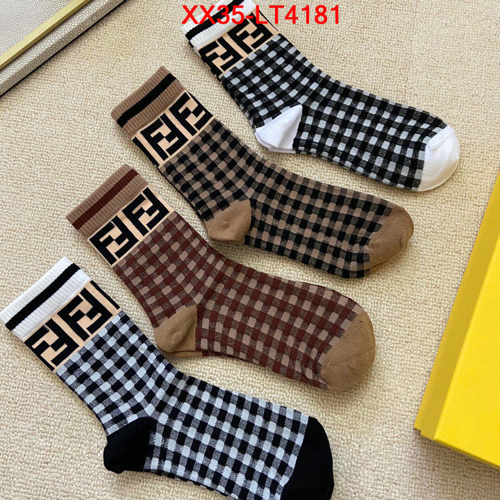 Sock-Fendi,top sale ,where should i buy to receive , ID: LT4181,$: 35USD