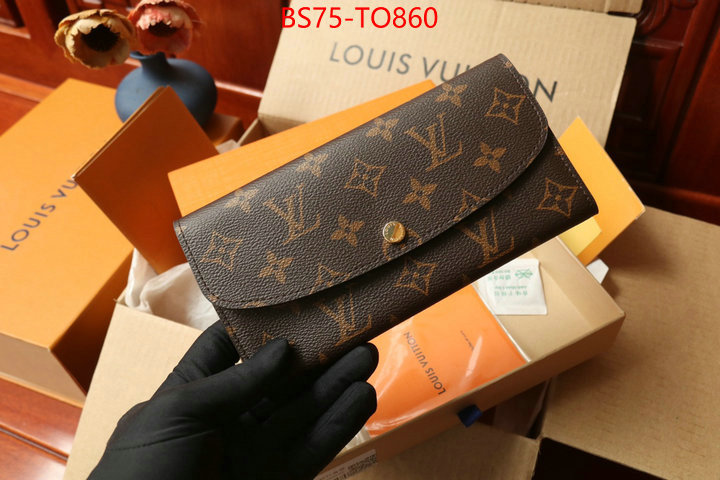 LV Bags(TOP)-Wallet,ID: TO860,$: 75USD