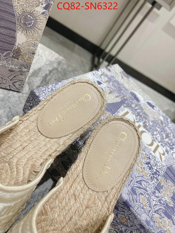 Women Shoes-Dior,the highest quality fake , ID: SN6322,$: 82USD