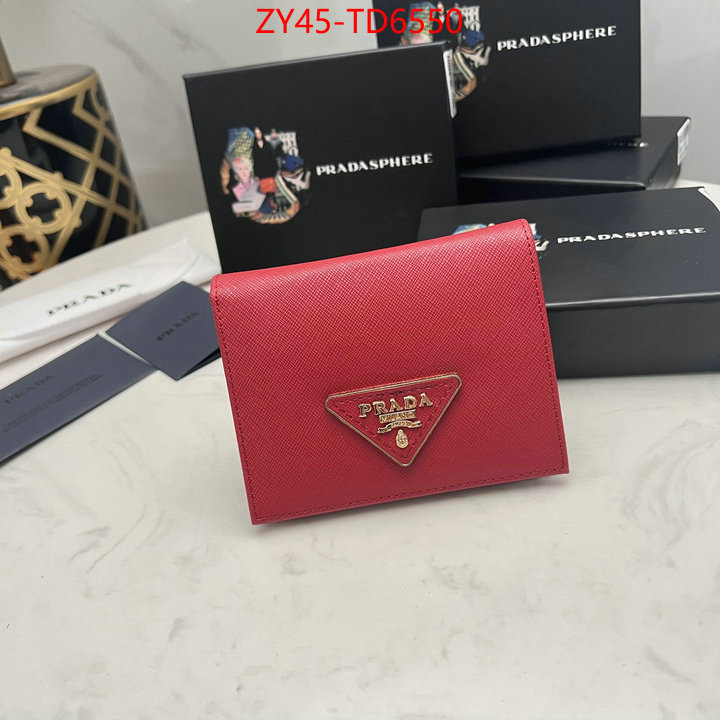 Prada Bags(4A)-Wallet,best like ,ID: TD6550,$: 45USD