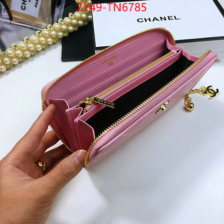 Chanel Bags(4A)-Wallet-,ID: TN6785,$: 49USD