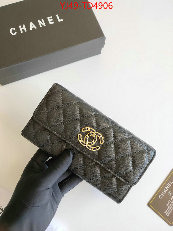 Chanel Bags(4A)-Wallet-,ID: TD4906,$: 49USD