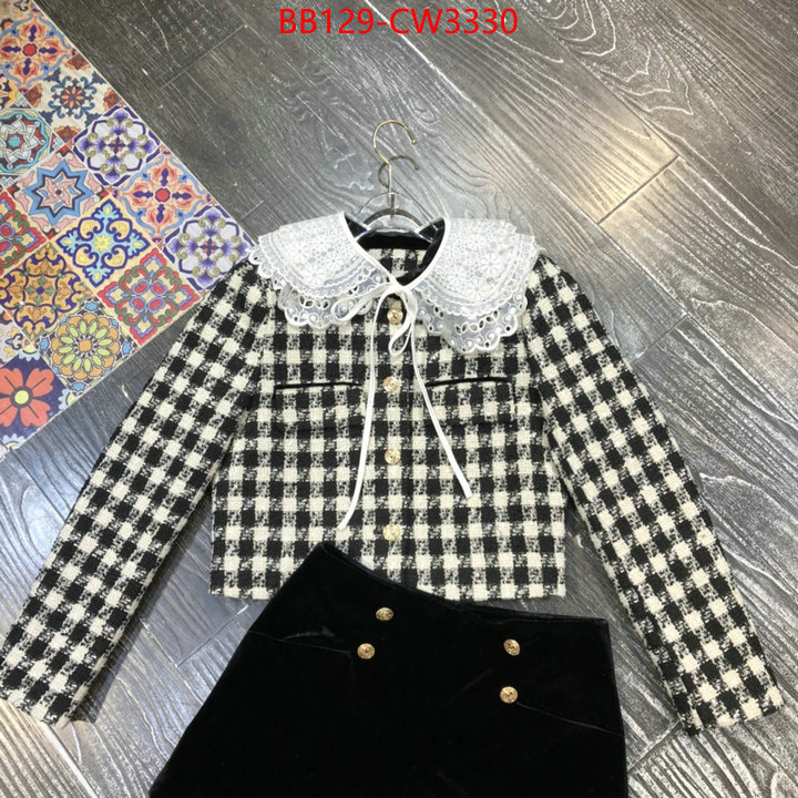 Clothing-Chanel,the highest quality fake , ID: CW3330,$: 129USD