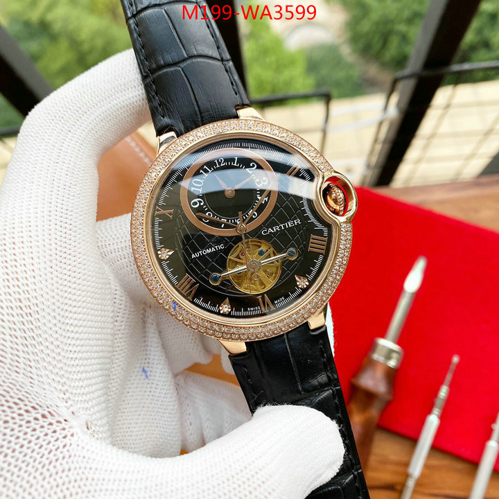 Watch(4A)-Cartier,brand designer replica ,ID: WA3599,$: 199USD