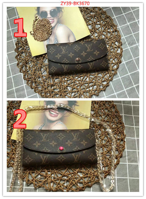 LV Bags(4A)-Wallet,high quality designer replica ,ID: BK3670,$:39USD