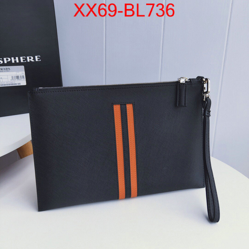 Prada Bags(TOP)-Clutch-,ID: BL736,$:69USD