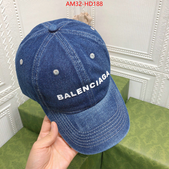 Cap (Hat)-Balenciaga,high quality happy copy , ID: HD188,$: 32USD