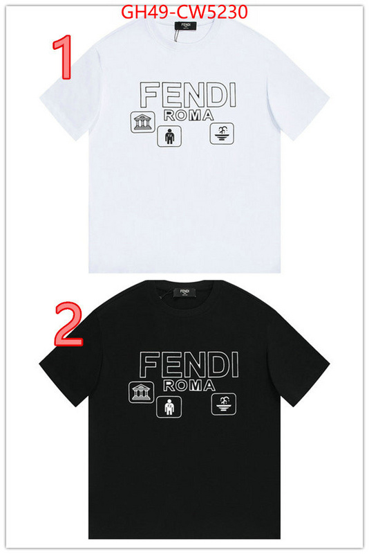 Clothing-Fendi,buy high quality cheap hot replica , ID: CW5230,$: 49USD