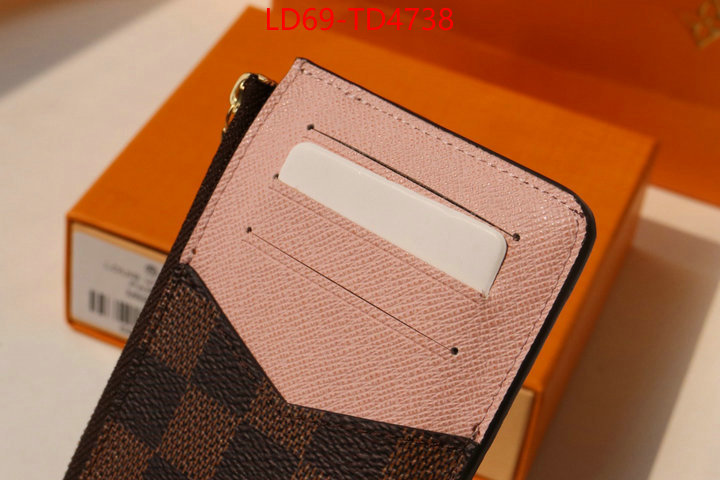 LV Bags(TOP)-Wallet,ID: TD4738,$: 69USD