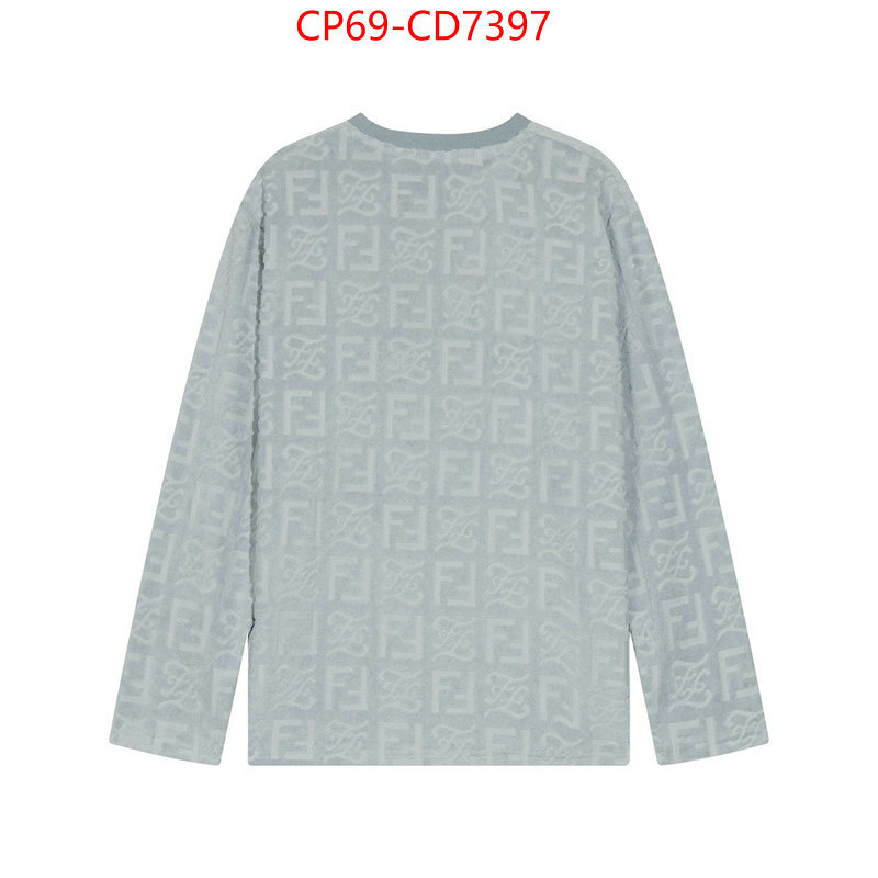 Clothing-Fendi,replica wholesale , ID: CD7397,$: 69USD