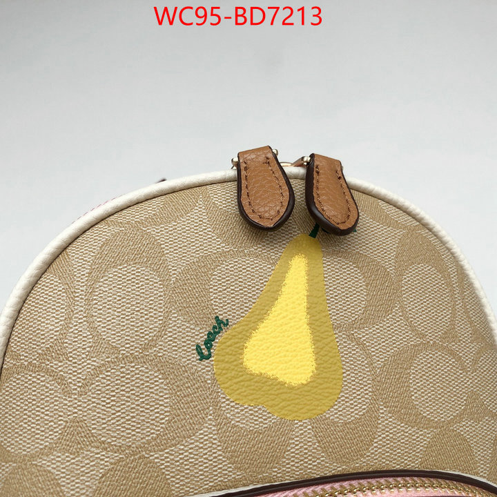 Coach Bags(4A)-Backpack-,top designer replica ,ID: BD7213,$: 95USD