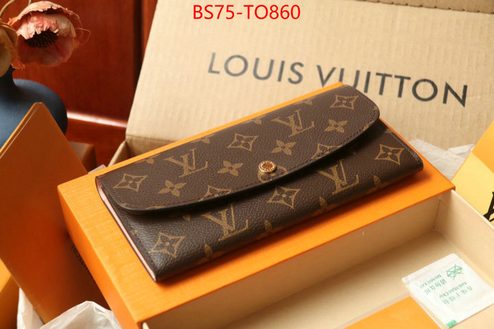 LV Bags(TOP)-Wallet,ID: TO860,$: 75USD