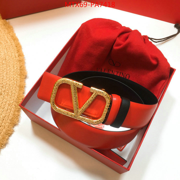 Belts-Valentino,buying replica , ID: PA7418,$: 69USD