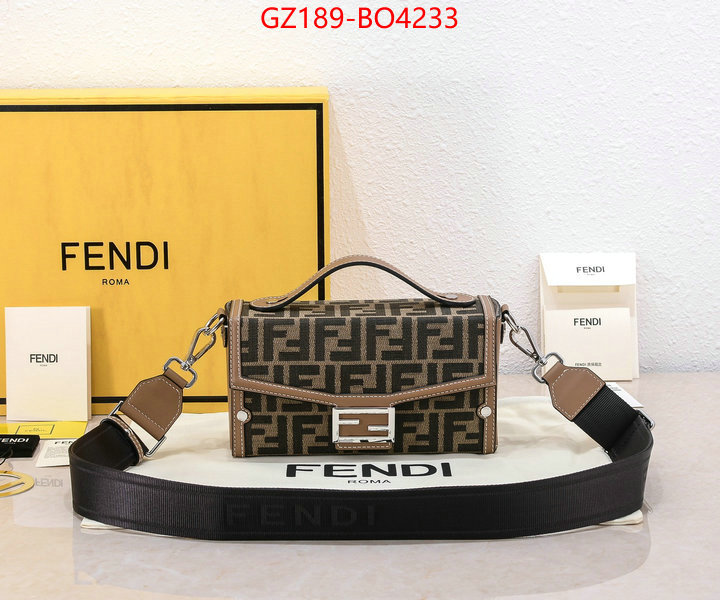 Fendi Bags(TOP)-Baguette,replcia cheap ,ID: BO4233,$: 189USD