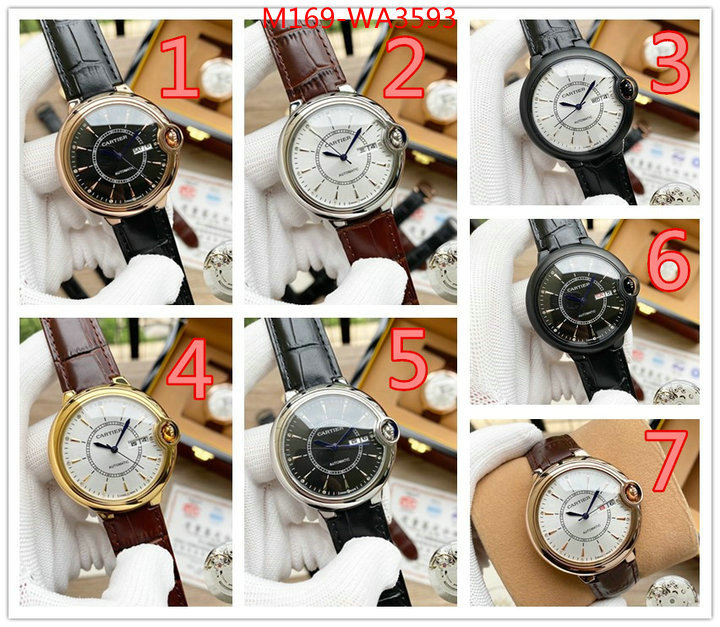 Watch(4A)-Cartier,wholesale replica shop , ID: WA3593,$: 169USD