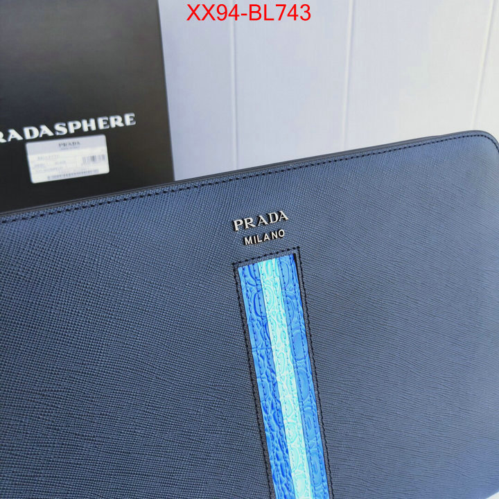 Prada Bags(TOP)-Clutch-,ID: BL743,$:94USD