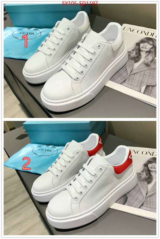 Women Shoes-Prada,fake , ID: SD1197,$: 105USD