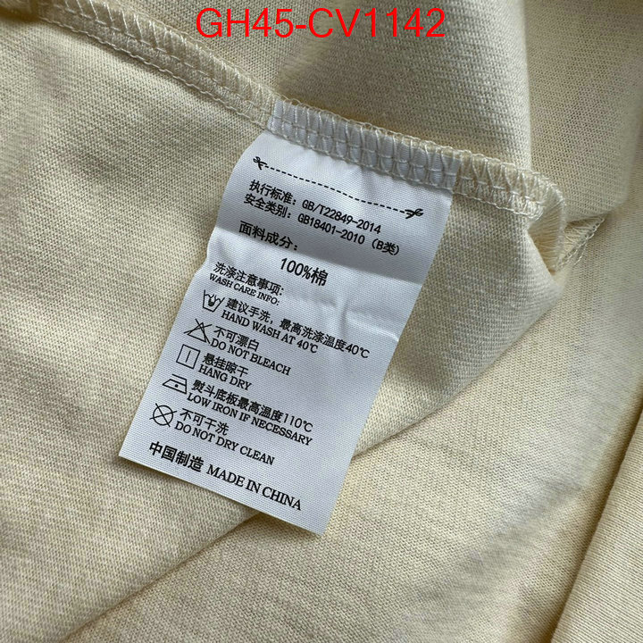 Clothing-Gucci,best replica 1:1 , ID: CV1142,$: 45USD