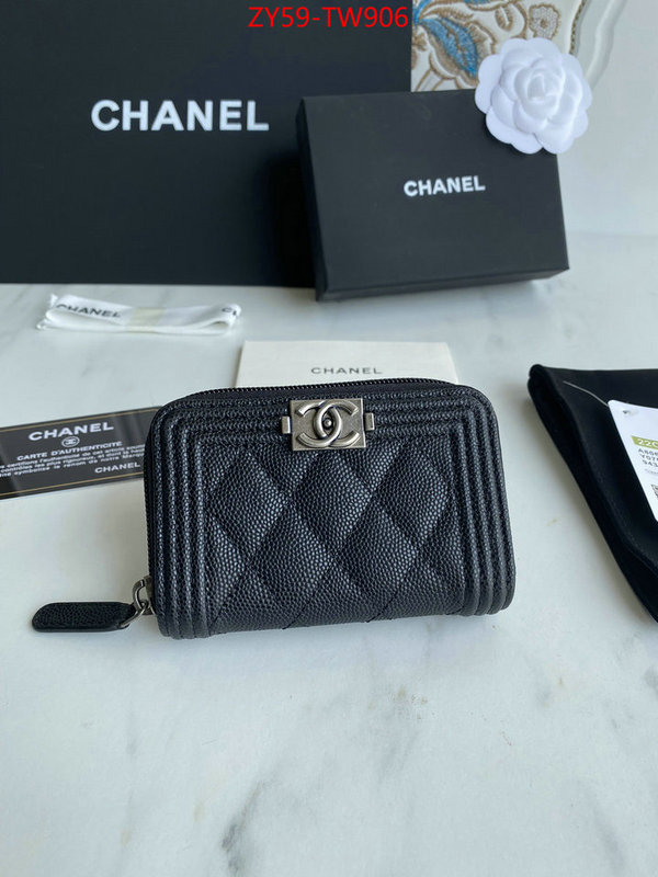 Chanel Bags(TOP)-Wallet-,ID: TW906,$: 59USD