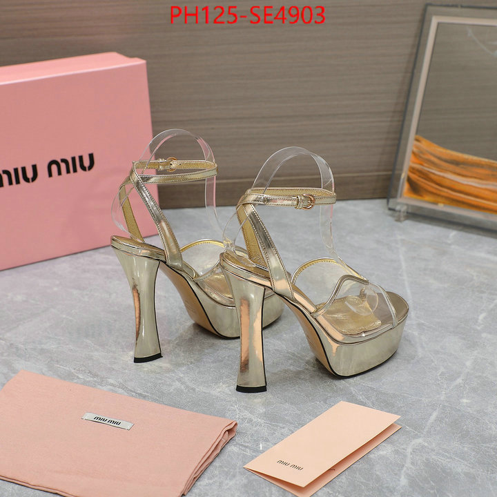 Women Shoes-Miu Miu,high quality designer replica , ID: SE4903,$: 125USD