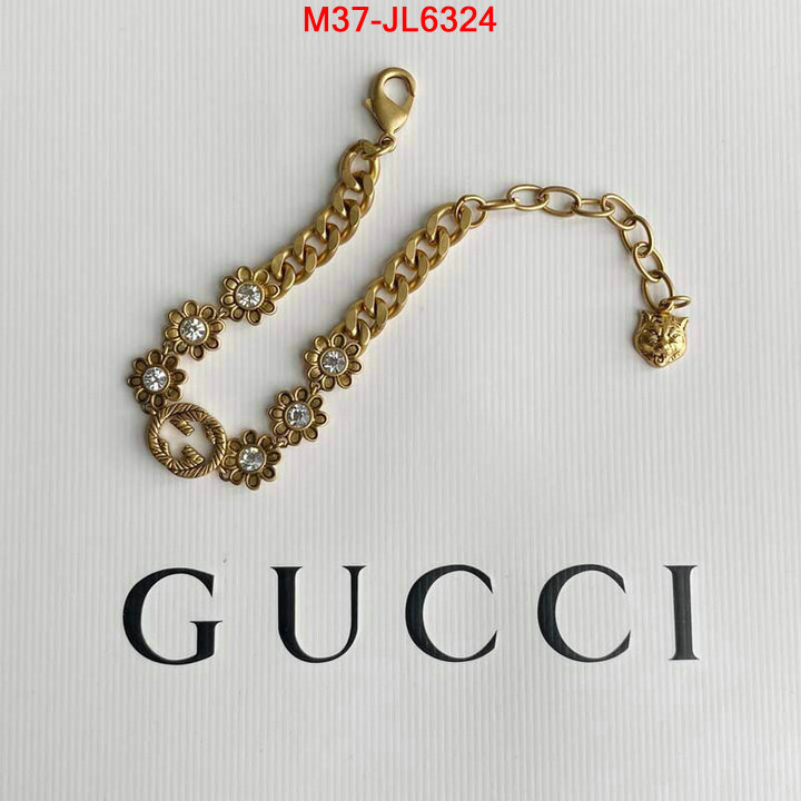 Jewelry-Gucci, ID: JL6324 ,fake cheap best online,$: 37USD