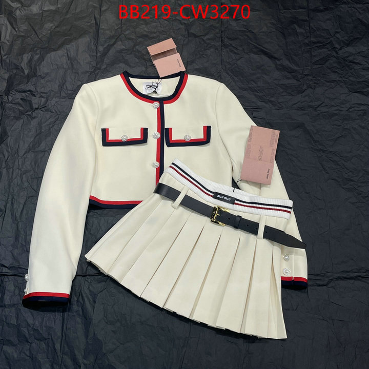 Clothing-MIU MIU,copy , ID: CW3270,$: 219USD