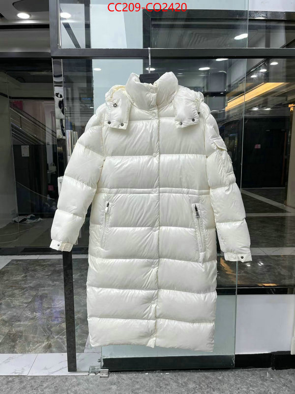 Down jacket Women-Moncler,where can you buy replica , ID: CO2420,$: 209USD