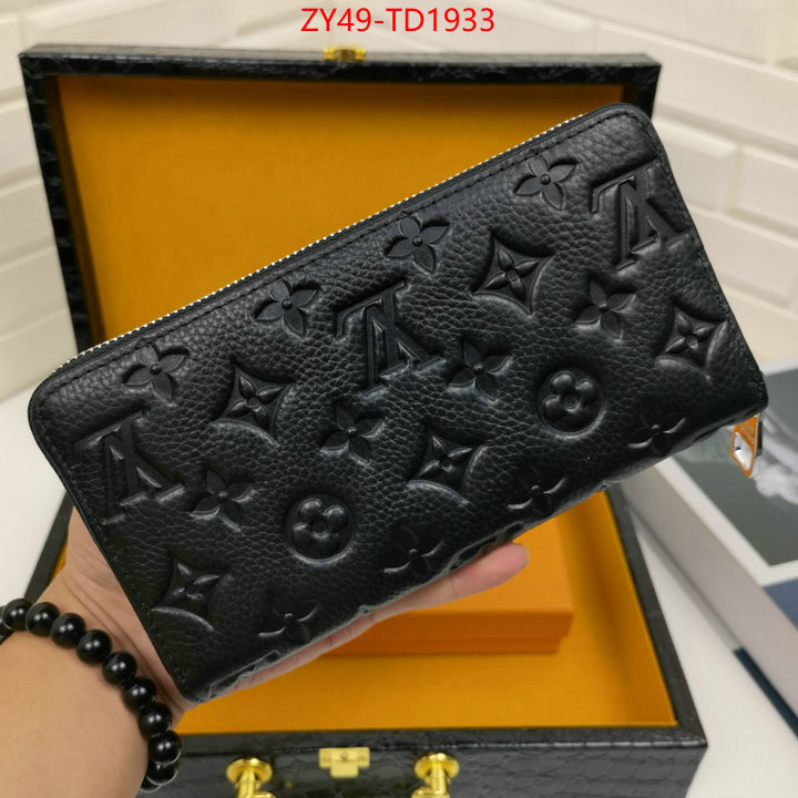 LV Bags(4A)-Wallet,ID: TD1933,$: 49USD