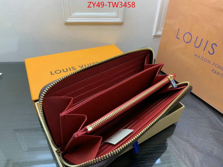 LV Bags(4A)-Wallet,wholesale 2023 replica ,ID: TW3458,$: 49USD