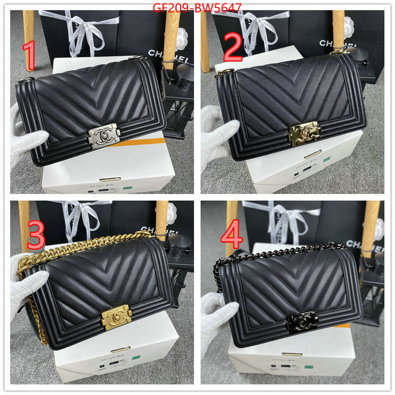 Chanel Bags(TOP)-Le Boy,ID: BW5647,$: 209USD