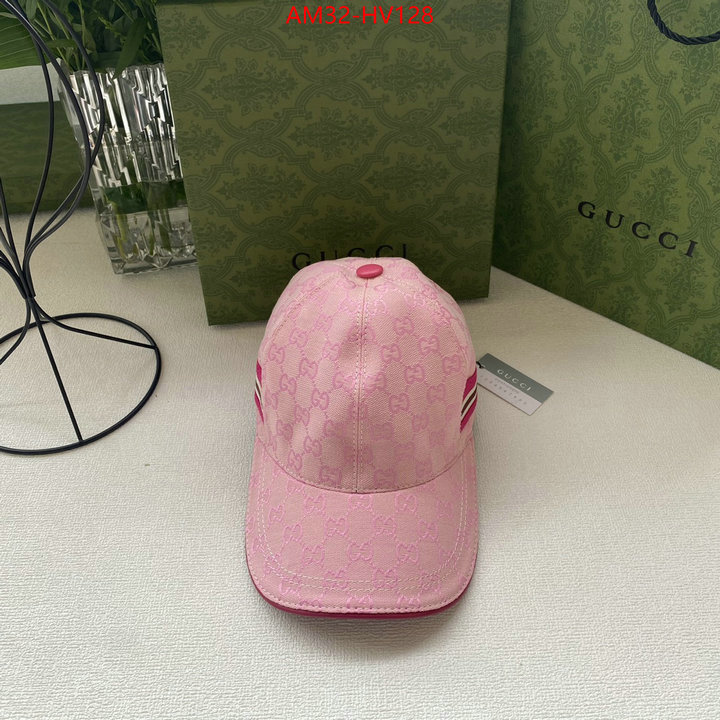 Cap (Hat)-Gucci,high quality 1:1 replica , ID: HV128,$: 32USD