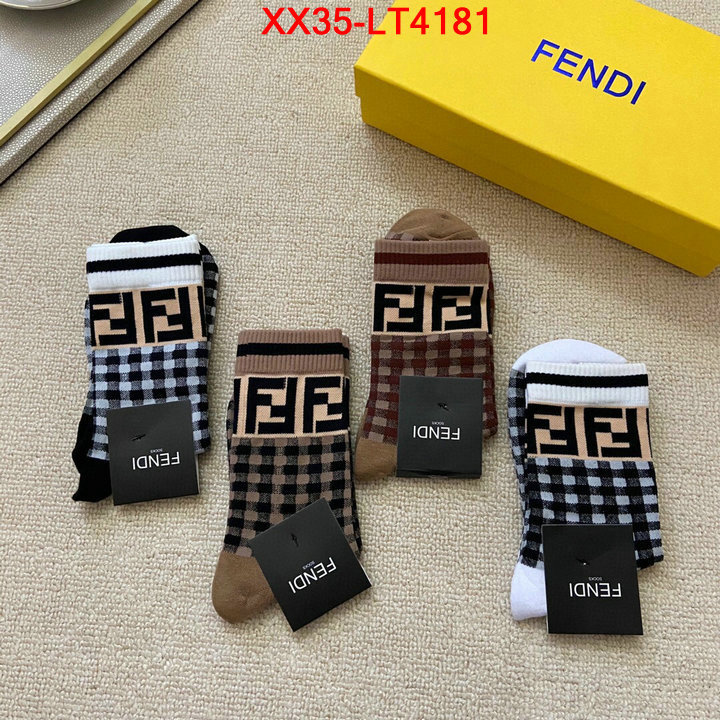 Sock-Fendi,top sale ,where should i buy to receive , ID: LT4181,$: 35USD
