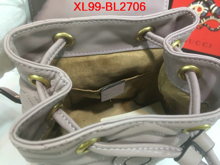 Gucci Bags(4A)-Backpack-,exclusive cheap ,ID: BL2706,$: 99USD