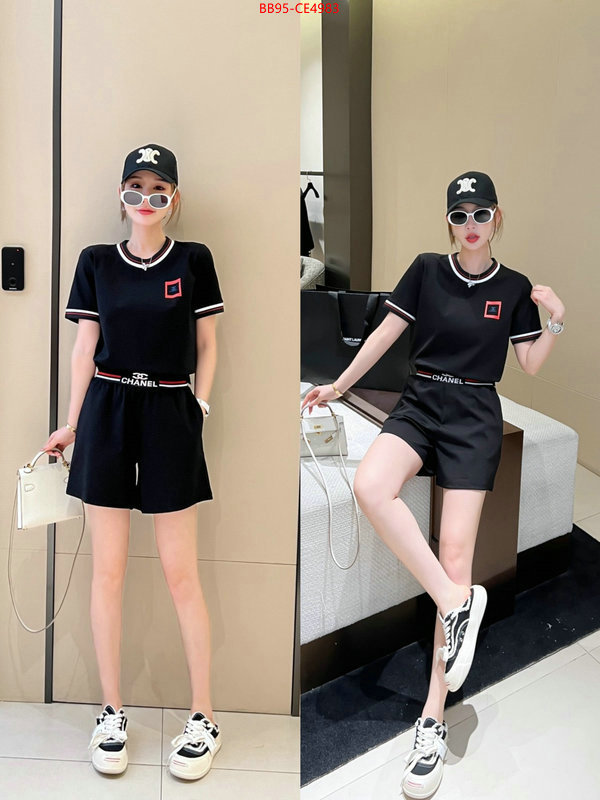 Clothing-Chanel,what 1:1 replica , ID: CE4983,$: 95USD