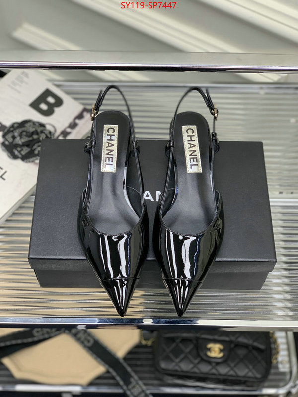 Women Shoes-Chanel,fake designer , ID: SP7447,$: 119USD