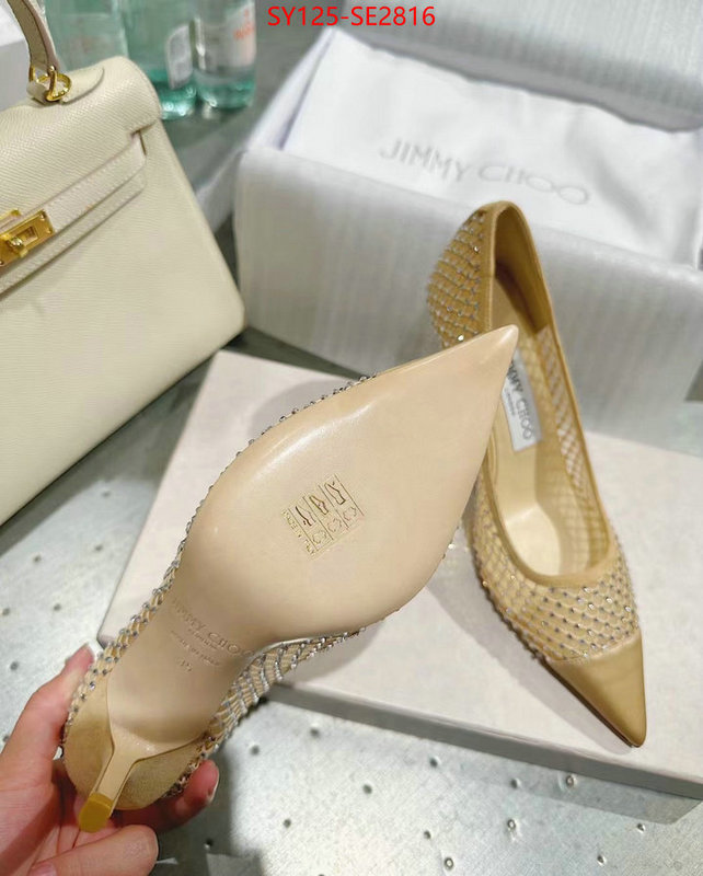 Women Shoes-Jimmy Choo,replica 1:1 high quality , ID: SE2816,$: 125USD