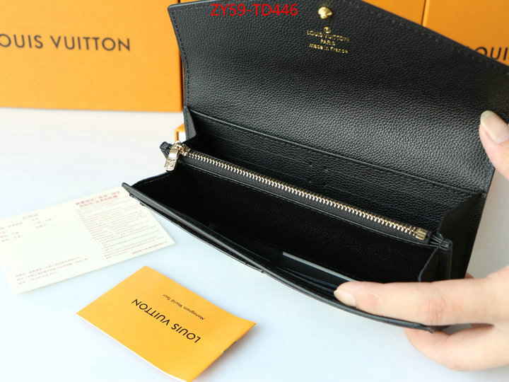 LV Bags(4A)-Wallet,ID: TD446,$: 59USD