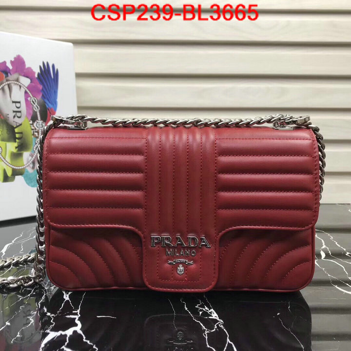 Prada Bags(TOP)-Diagonal-,ID: BL3665,$: 239USD